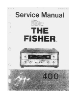 Fisher 400 - Service Manual-48001-1